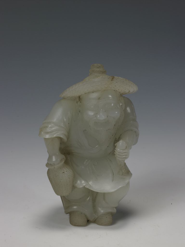 图片[1]-White Jade Fisherman-China Archive